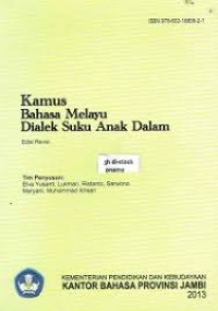 Image of Kamus Melayu Jambi : Dialek Suku Anak Dalam Indonesia